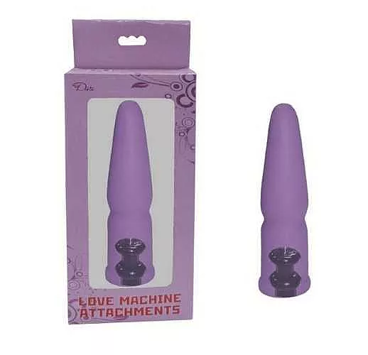Фиолетовая анальная насадка для секс-машин