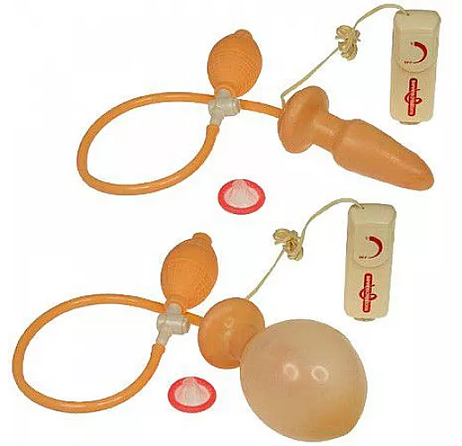 Анальная пробка-вибратор с выносным пультом управления вибрацией - 12 см.