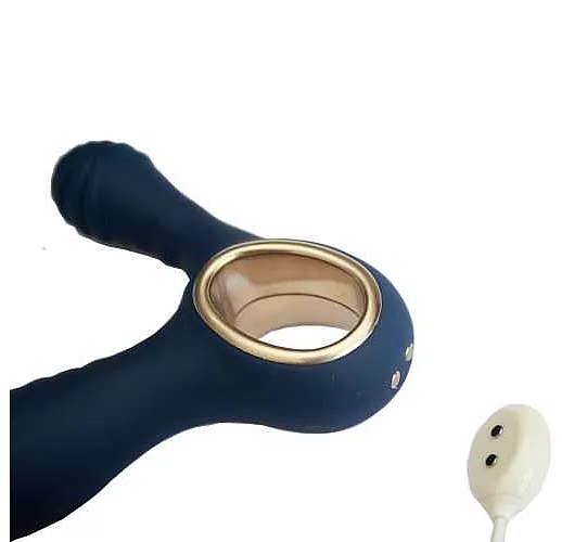 Синий вибромассажёр простаты Lust King