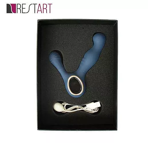 Синий вибромассажёр простаты Lust King