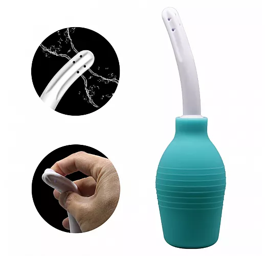 Анальный душ Mr.Play Super Power с гибким носиком и "объёмным орошением" - 310 мл.