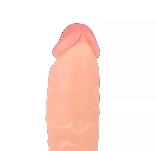 Реалистичный вибратор Real "Basic Toy" с 10 режимами вибрации и пультом управления - 21 см.