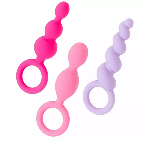 Набор разноцветных анальных цепочек Satisfyer Booty Call (Plugs)