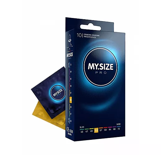 Презервативы My.Size Pro "размер 53" - ширина 53 мм., толщина 0,05 мм., обхват 11-11,5 см. - 10 шт.