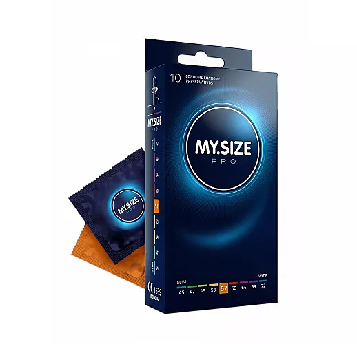 Презервативы My.Size Pro "размер 57" - ширина 57 мм., толщина 0,05 мм., обхват 11,5-12 см. - 10 шт.