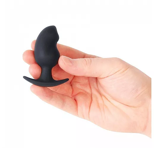 Чёрная силиконовая анальная втулка Sex Expert "Anal Pleasure" эргономичной формы - 6,5 см. Чёрная силиконовая анальная втулка Sex Expert "Anal Pleasure" эргономичной формы - 6,5 см.