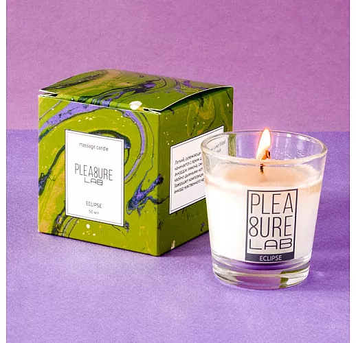 Массажная свеча "Eclipse" с ярким ароматом и хвойно-дымными нотами сосны - 50 мл.