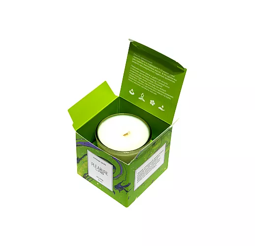 Массажная свеча "Eclipse" с ярким ароматом и хвойно-дымными нотами сосны - 50 мл.