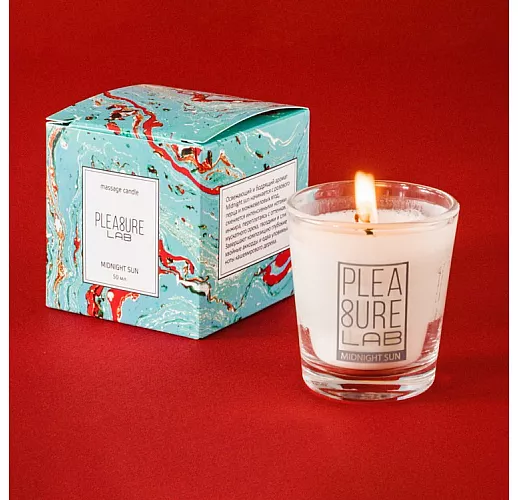 Массажная свеча "Midnight Sun" с освежающе-бодрящим ароматом и интенсивными нотами инжира - 50 мл.