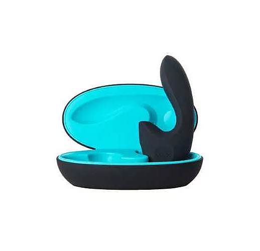 Нереалистичный вибратор Sense Max с клиторальным отростком - 16 см.