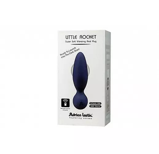 Анальная пробка с вибрацией и пультом Adrien Lastic Little Rocket LRS New