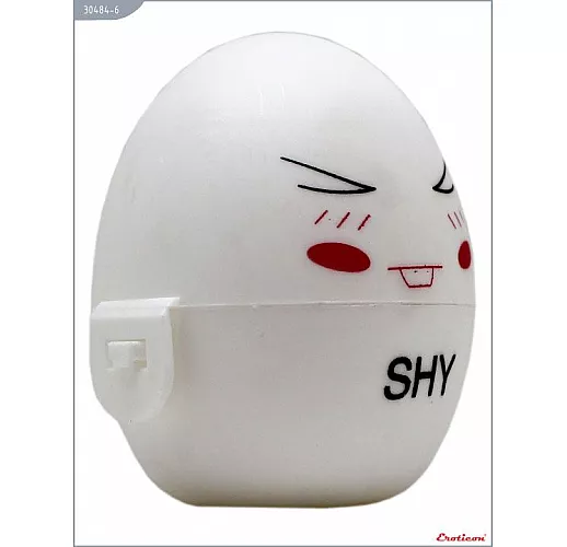 Белый мастурбатор-яйцо SHY PokeMon