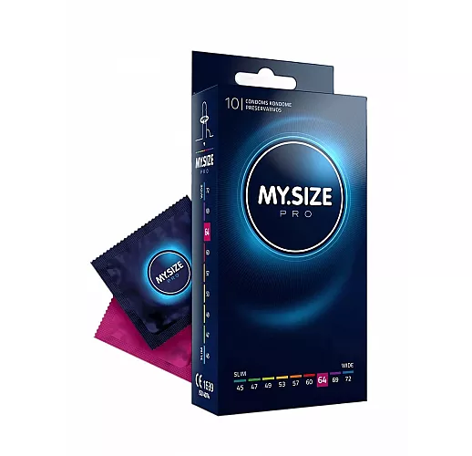 Презервативы My.Size Pro "размер 64" - ширина 64 мм., толщина 0,05 мм., обхват 13-14 см. - 10 шт.