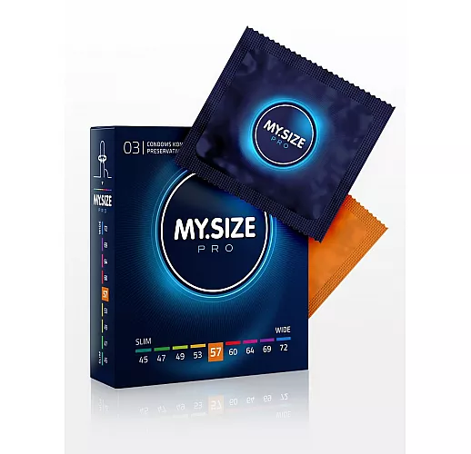 Презервативы MY.SIZE размер 57 - 3 шт.