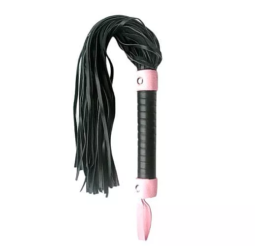 Черно-розовая плетка Notabu - 45 см.