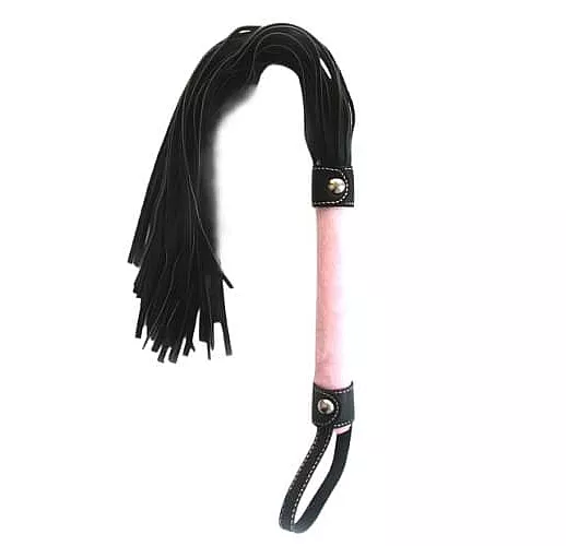 Розово-черная плетка Notabu - 46 см.