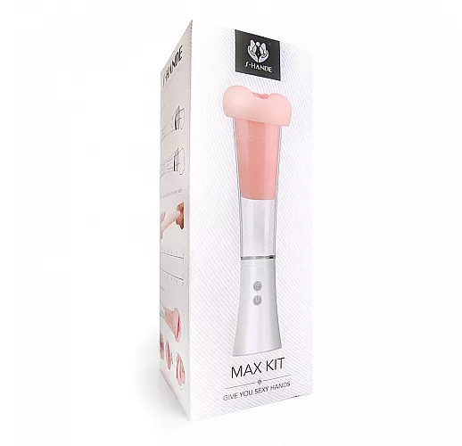Автоматическая вакуумная помпа S-Hande "Max Kit" с функцией вакуума и 9 режимами вибрации, USB Автоматическая вакуумная помпа S-Hande "Max Kit" с функцией вакуума и 9 режимами вибрации, USB