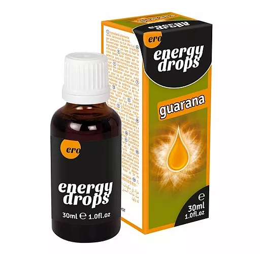 Возбуждающие капли для пар Energy Drops "Guarana" с таурином и экстрактом гуараны (30 мл.)