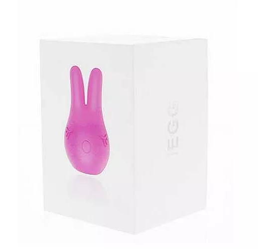 Розовый вибростимулятор NELLY с ушками