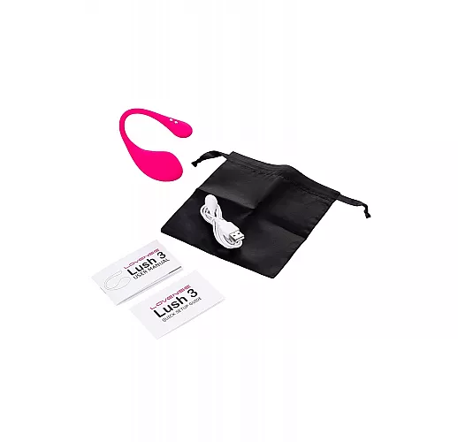 Интерактивное виброяйцо Lovense "Lush 3" для публичных игр, IPX7, USB, Bluetooth/App