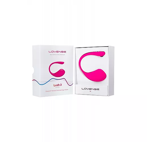 Интерактивное виброяйцо Lovense "Lush 3" для публичных игр, IPX7, USB, Bluetooth/App