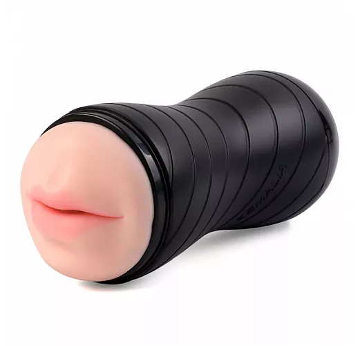 Двусторонний мастурбатор Gina в тубе - вагина и ротик