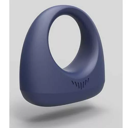 Синее эрекционное smart-кольцо MAGIC MOTION DANTE