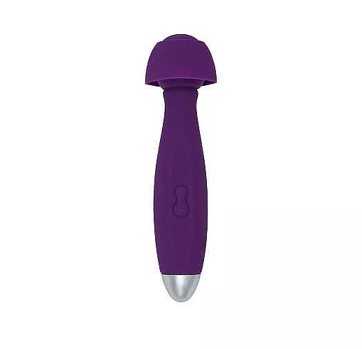 Водонепроницаемый вибратор Bowling с насадками для двоих - 19 см.