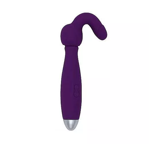 Водонепроницаемый вибратор Bowling с насадками для двоих - 19 см.