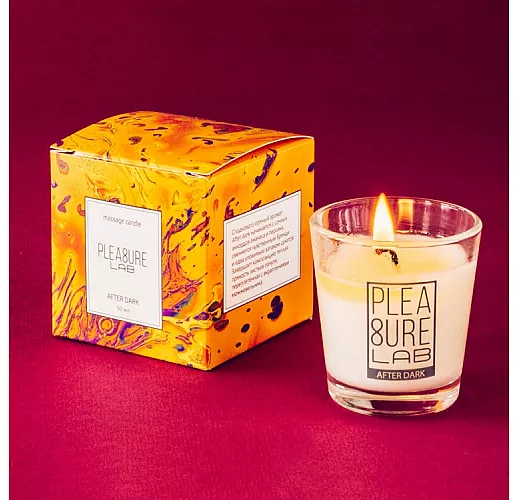 Массажная свеча "After Dark" с чувственно-пряным ароматом и легкими аккордами бренди - 50 мл.