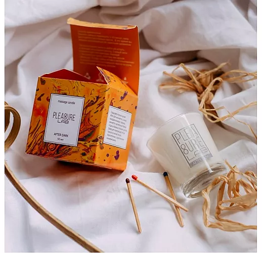 Массажная свеча "After Dark" с чувственно-пряным ароматом и легкими аккордами бренди - 50 мл.