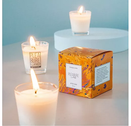 Массажная свеча "After Dark" с чувственно-пряным ароматом и легкими аккордами бренди - 50 мл.