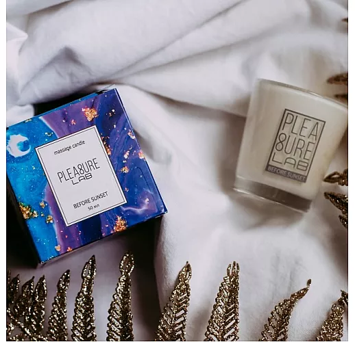 Массажная свеча "Before Sunset" с бархатисто-нежным ароматом и теплыми нотами пачули - 50 мл.