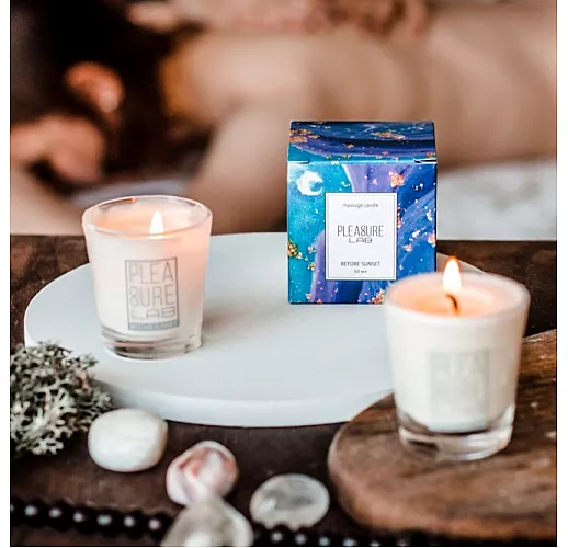 Массажная свеча "Before Sunset" с бархатисто-нежным ароматом и теплыми нотами пачули - 50 мл.