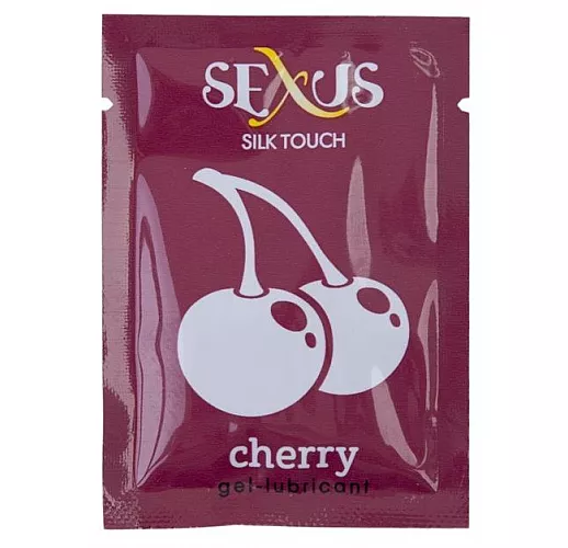 Набор из 50 пробников увлажняющей гель-смазки с ароматом вишни Silk Touch Cherry по 6 мл. каждый