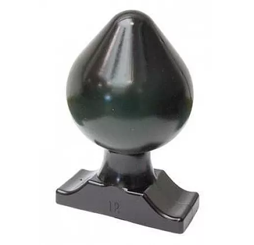 Огромная анальная пробка All Black Raymond Butt Plug - 22 см.