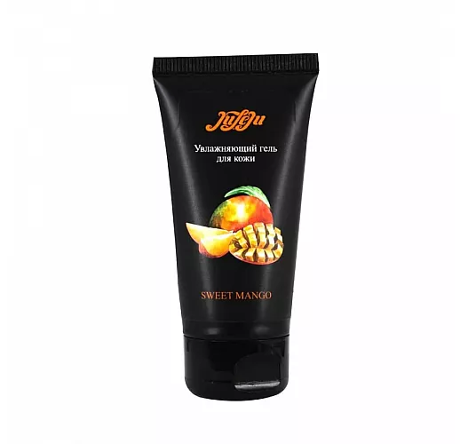 Съедобный гель-лубрикант JuLeJu "Sweet Mango" со свежим ароматом сочного сладкого манго - 50 мл.