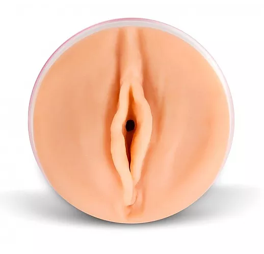 Двусторонний реалистичный мастурбатор – копия вагины и попки "Олеси Малибу" с внутренним рельефом