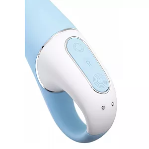 Надувной вибратор Satisfyer "Air Pump Vibrator 5+" 12 режимов, IPX7, USB, Bluetooth/App - 20 см.