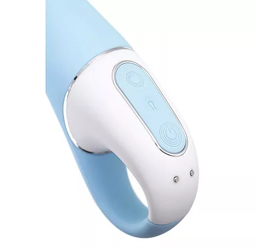 Надувной вибратор Satisfyer "Air Pump Vibrator 5+" 12 режимов, IPX7, USB, Bluetooth/App - 20 см.