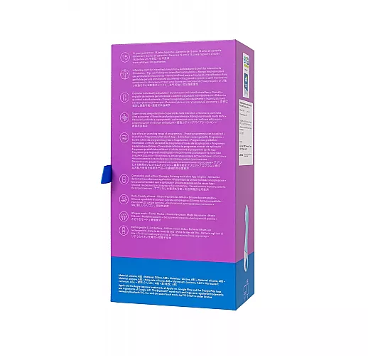 Надувной вибратор Satisfyer "Air Pump Vibrator 5+" 12 режимов, IPX7, USB, Bluetooth/App - 20 см.