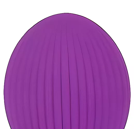 Фиолетовое силиконовое виброяйцо Cosmo "Lady's Dream" с 8 режимами вибрации и пультом управления