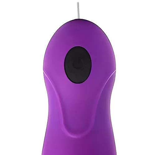 Фиолетовое силиконовое виброяйцо Cosmo "Lady's Dream" с 8 режимами вибрации и пультом управления