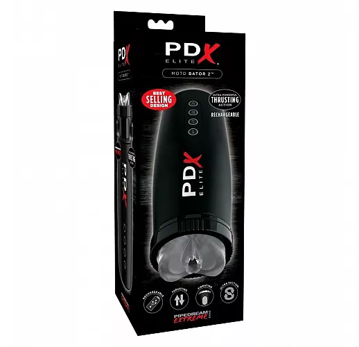 Автоматический мастурбатор PD╳ Elite "Moto Bator 2" вибрация, пульсация, «сосание», эскалация, USB