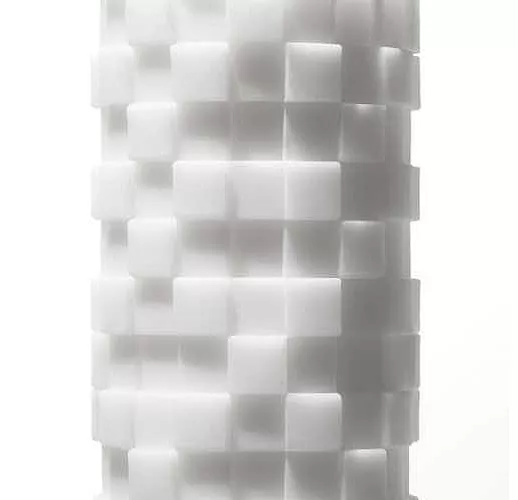 Белый 3D мастурбатор MODULE