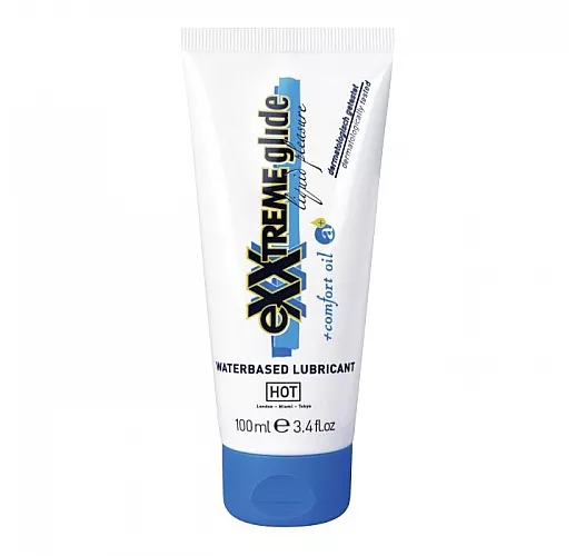Анальная смазка Hot "Exxtreme Glide" с маслами зверобоя и энотеры для расслабления ануса - 100 мл.