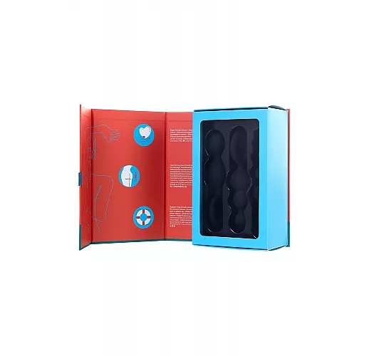 Комплект разно-рельефных анальных стимуляторов Satisfyer "Booty Call Plugs" из силикона