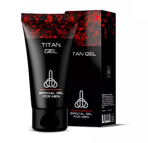 Гель Titan Gel "Tantra" для увеличения члена с экстрактом вербены и плодов земляники - 50 мл.