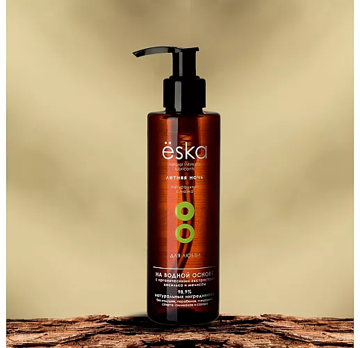 Натуральный лубрикант на водной основе Ёska "Летняя ночь" с ароматом луговых трав - 200 мл.