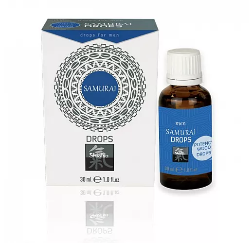 Возбуждающие капли для мужчин Shiatsu Samurai Drops - 30 мл.